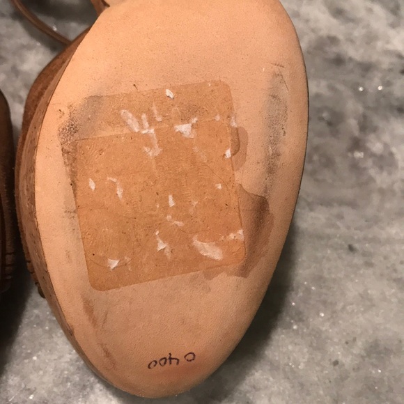 GUCCI Cork Suede Brown Platform Heels NWOB - Picture 11 of 15